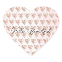 美しいピンクのハート