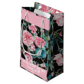 美しいピンクのバラあなたが愛されている抱き枕 スモールペーパーバッグ (裏面アングル)