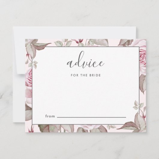 美しいピンクのバラのアドバイス 花嫁への贈り物 (正面)