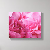美しいピンクのバラの花のモダンでおしゃれなデザイン キャンバスプリント (正面)