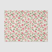 美しいピンクのバラの花の花嫁のシャワー 薄葉紙 (正面)
