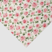 美しいピンクのバラの花の花嫁のシャワー 薄葉紙 (詳細)