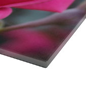 美しいピンクのバラの花 カッティングボード (角)