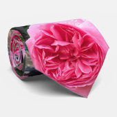 美しいピンクのバラフローラ植物性メンズタイ ネクタイ (ロール)
