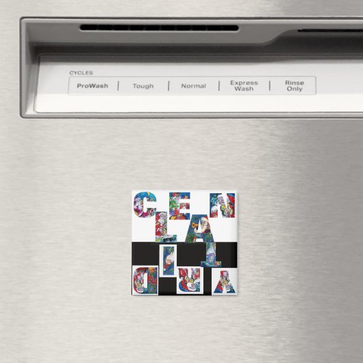 美しいピンクのバラ宝石の石の汚れクリーン マグネット (インサイチュ (食洗機))