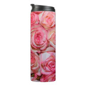 美しいピンクのバラ タンブラー (回転右)
