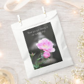 美しいピンクのバラ フェイバーバッグ (クリップ留めされた状態)