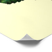 美しいピンクのバラ ポスター (角)