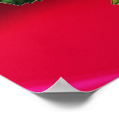 美しいピンクのバラ ポスター (角)