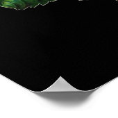 美しいピンクのバラ ポスター (角)