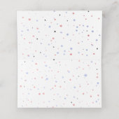 美しいピンクのフラミンゴの水彩プレースカード プレイスカード (内部開封)