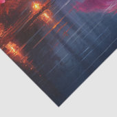 美しいピンクのフラミンゴの鳥のデコパージュ 薄葉紙 (詳細)