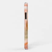 美しいピンクのフラミンゴモノグラムの Case-Mate iPhoneケース (裏面/右)