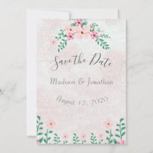 美しいピンクのフローラの結婚水色