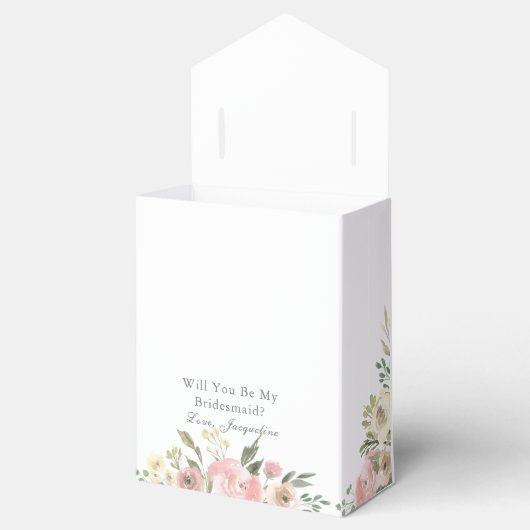 美しいピンクのフローラは私の花嫁になる フェイバーボックス (オープン)