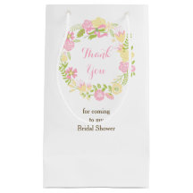 美しいピンクのフローラリースブライダルショーありがとう