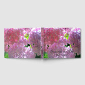 美しいピンクのフローラ ゲストブック (全面)