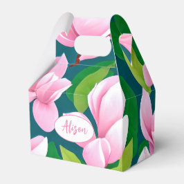 美しいピンクのマグノリアの花 フェイバーボックス