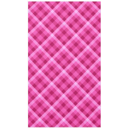 美しいピンクのマゼンタ格子柄の大きなテーブルクロス テーブルクロス