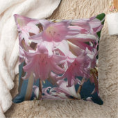 美しいピンクのユリ クッション (ブランケット)