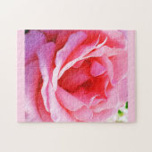 美しいピンクのローズパズル ジグソーパズル (横)