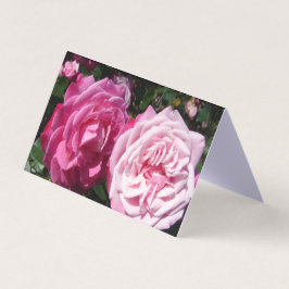 美しいピンクのローズラブグリーティングカード