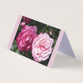 美しいピンクのローズラブグリーティングカード