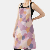 美しいピンクの円 エプロン (インサイチュ)