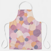 美しいピンクの円 エプロン (正面)