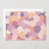 美しいピンクの円 シーズンカード (正面/裏面)