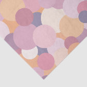 美しいピンクの円 薄葉紙 (詳細)