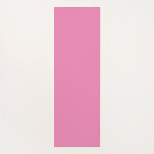 美しいピンクの大理石の渦巻きモノグラム ヨガマット (裏面)