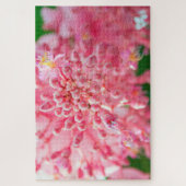 美しいピンクの小さな花 ジグソーパズル (縦)
