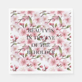 美しいピンクの桜の花 ブライダルシャワー スタンダードランチョンナプキン