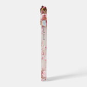 美しいピンクの桜の花 iPhone 15ケース (左側面)