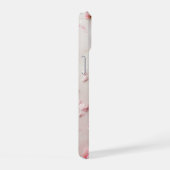 美しいピンクの桜の花 iPhone 15ケース (右側面)