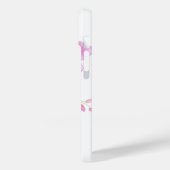 美しいピンクの水彩桜のスクリプト Case-Mate iPhoneケース (裏面 / 左)