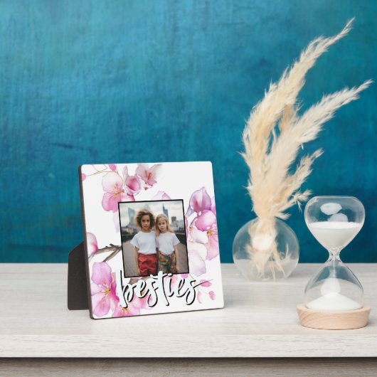 美しいピンクの水色のさくらんぼ写真 フォトプラーク (インサイチュ)