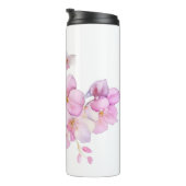 美しいピンクの水色のさくらんぼ タンブラー (回転右)