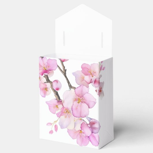 美しいピンクの水色のさくらんぼ フェイバーボックス (オープン)