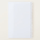 美しいピンクの牡丹 |パーソナライズされた | プランナー手帳 (裏面)