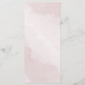 美しいピンクの白シナモンバラフローラ緑 メニュー (裏面)