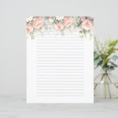 美しいピンクの繊細なバラ (スタンド正面)