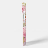 美しいピンクの芍薬の水彩画 Case-Mate iPhoneケース (裏面 / 左)