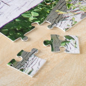 美しいピンクの花のアーチのパズル ジグソーパズル (側面)