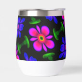 美しいピンクの花のパターン (左面)
