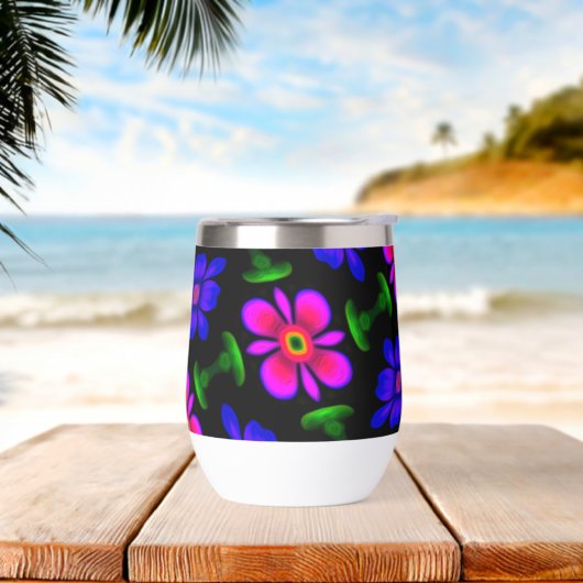 美しいピンクの花のパターン (ビーチ)