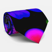 美しいピンクの花のパターン ネクタイ (ロール)