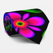 美しいピンクの花のパターン ネクタイ (ロール)