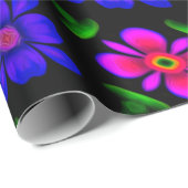 美しいピンクの花のパターン ラッピングペーパー (ロールコーナー)